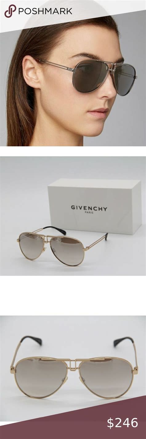 anteojos givenchy|Givenchy aviator sunglasses for women.